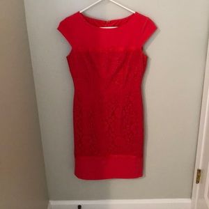 Adrianna Papell Red/coral dress